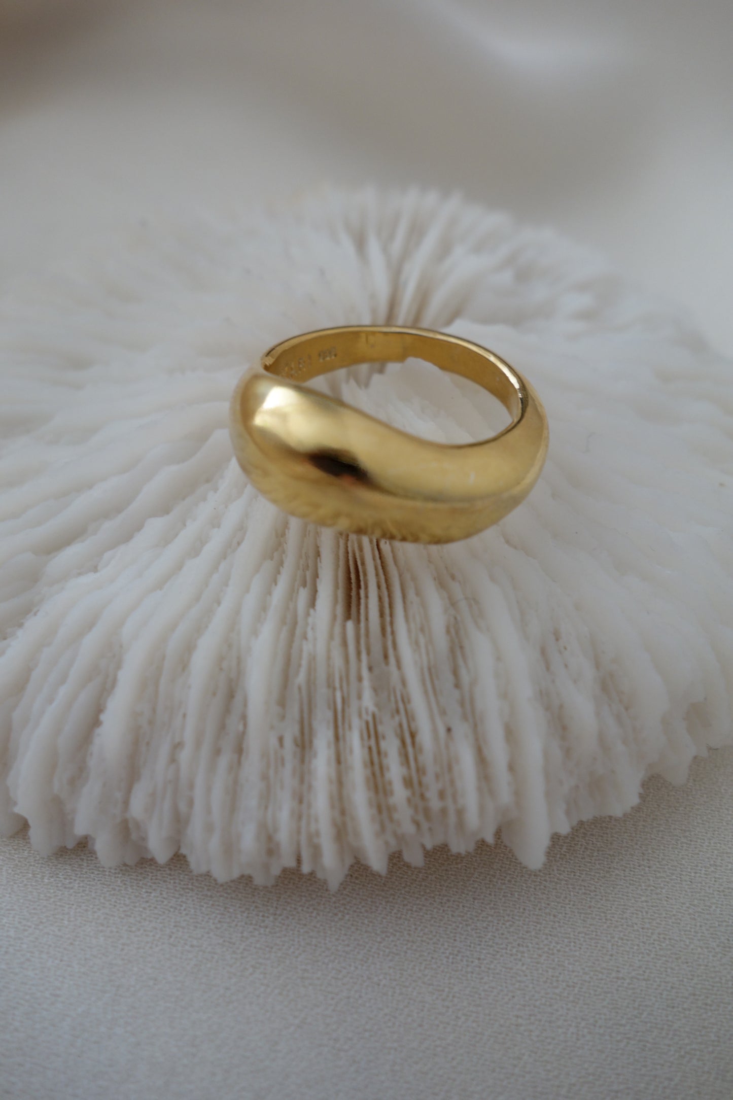Water-carved Ring (Gold)
