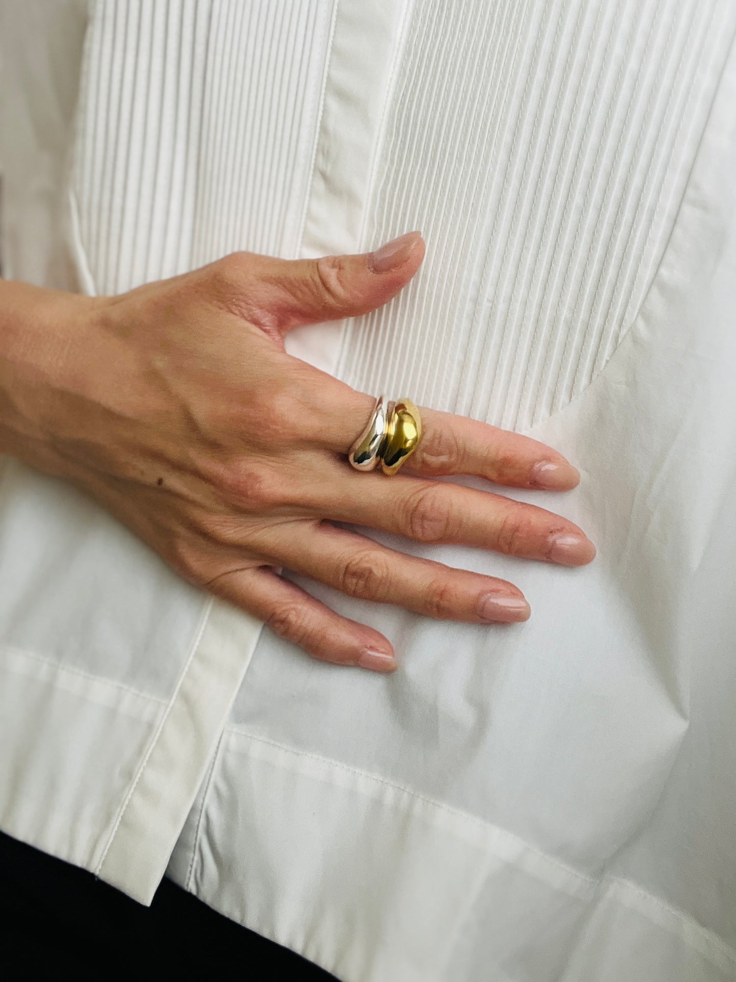 Water-carved Ring (Silver)