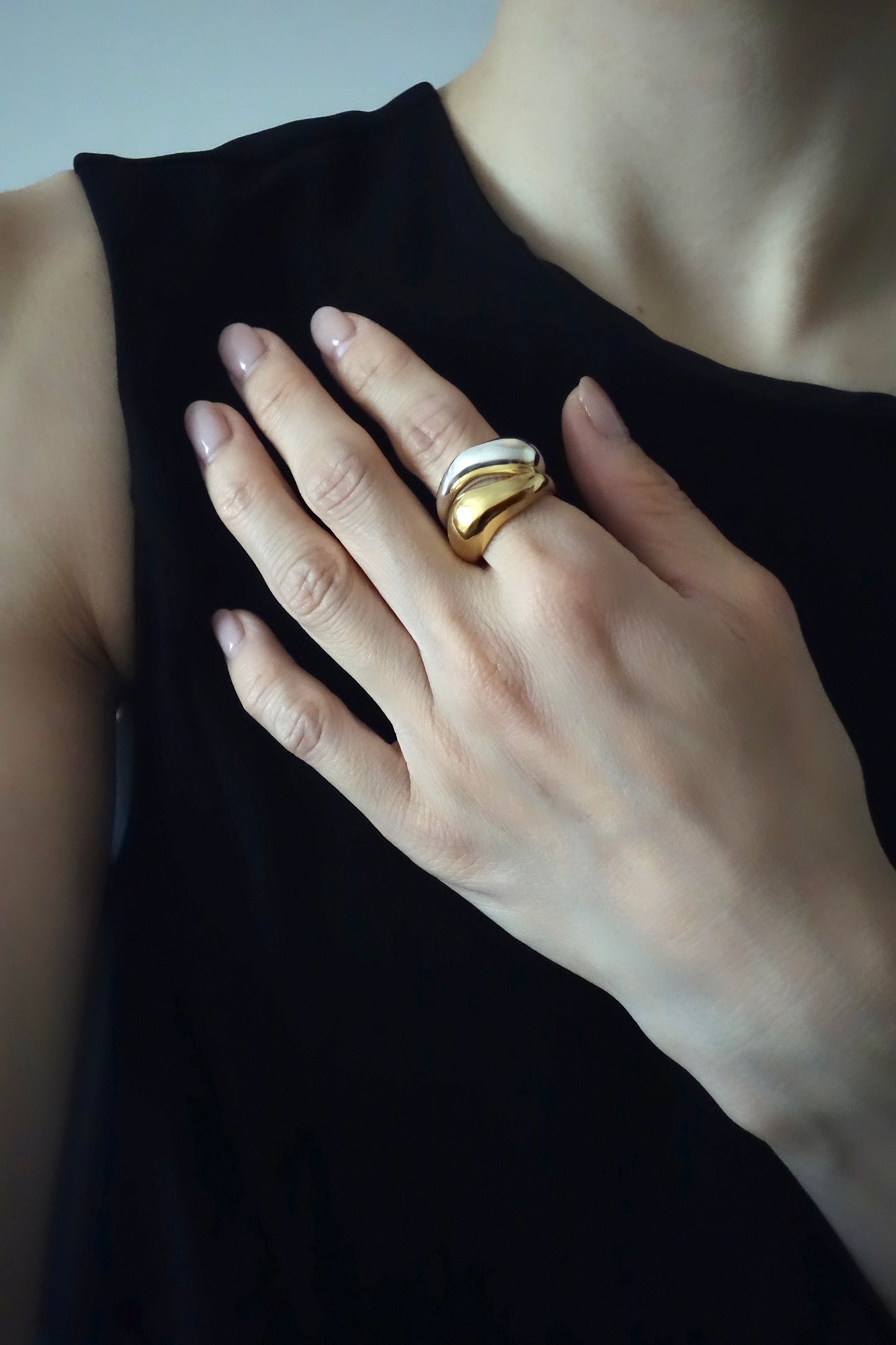 Water-carved Ring (Silver)