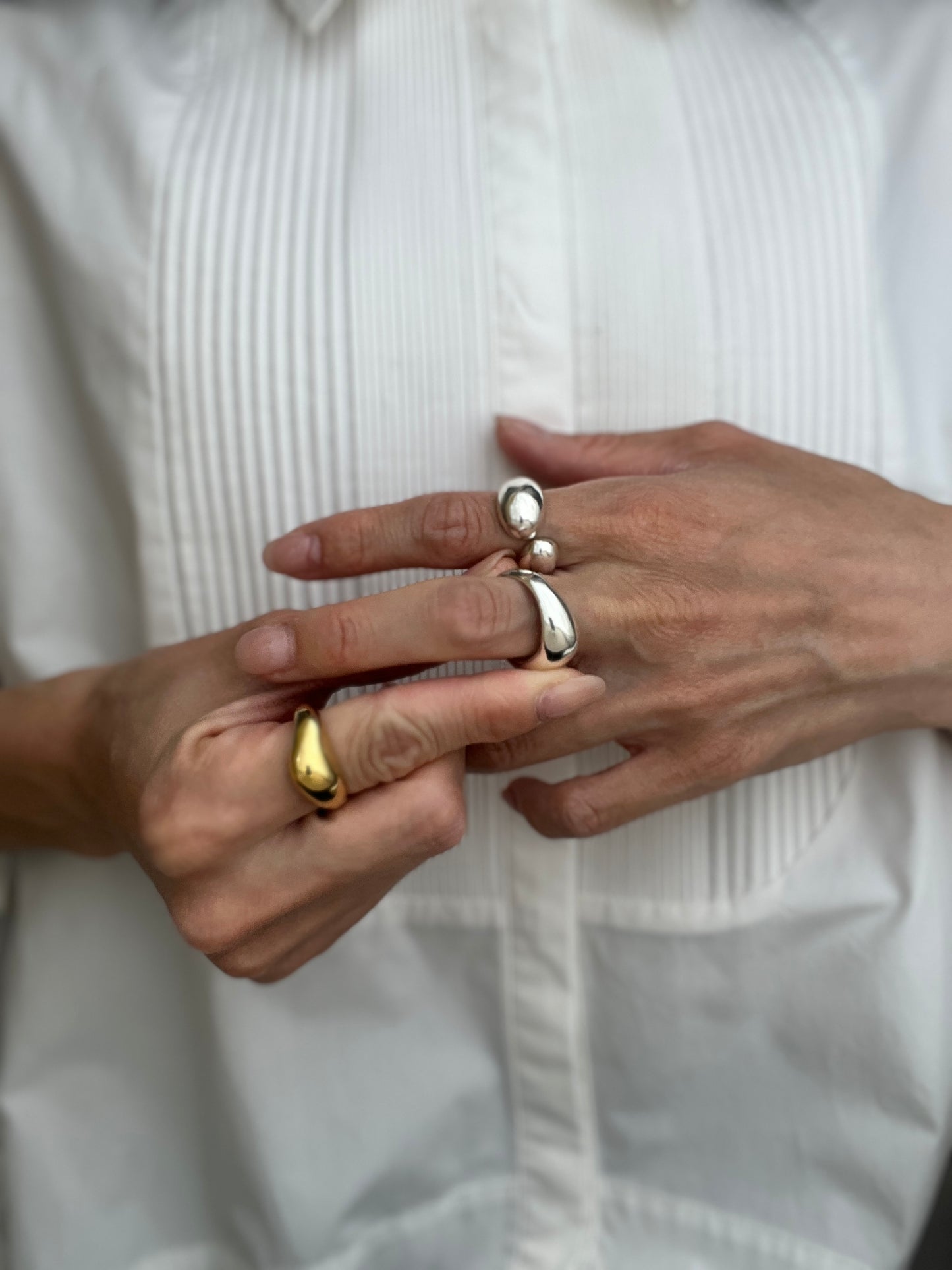 Water-carved Ring (Gold)