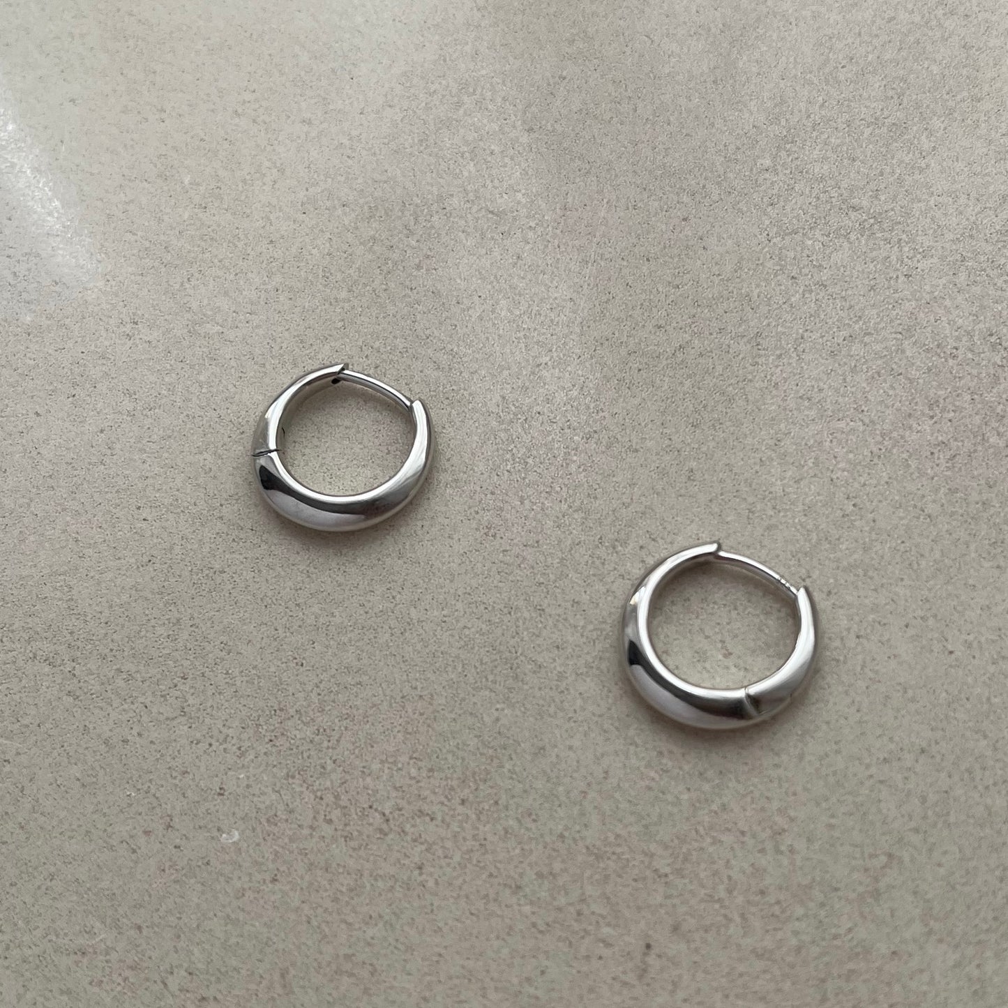 Best Friend Mini Hoops (Silver)