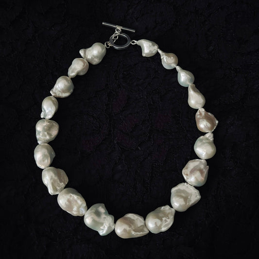 Oyster Baroque Pearl Necklace